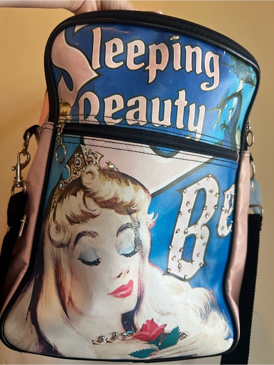 Disney Handbags - Disney Sleeping Beauty Crossbody Bag - Pink and Blue